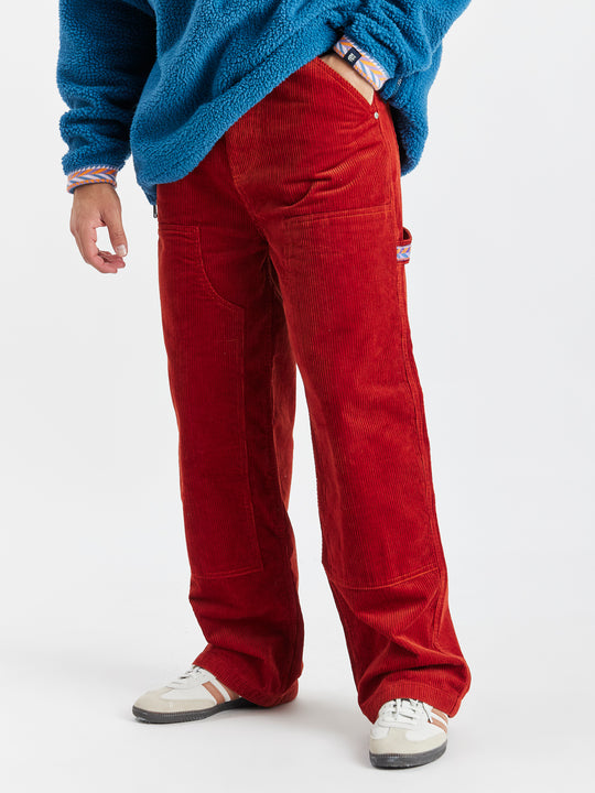 Corduroy Trousers featuring a double knee reinforcement to add to the classic workwear look.