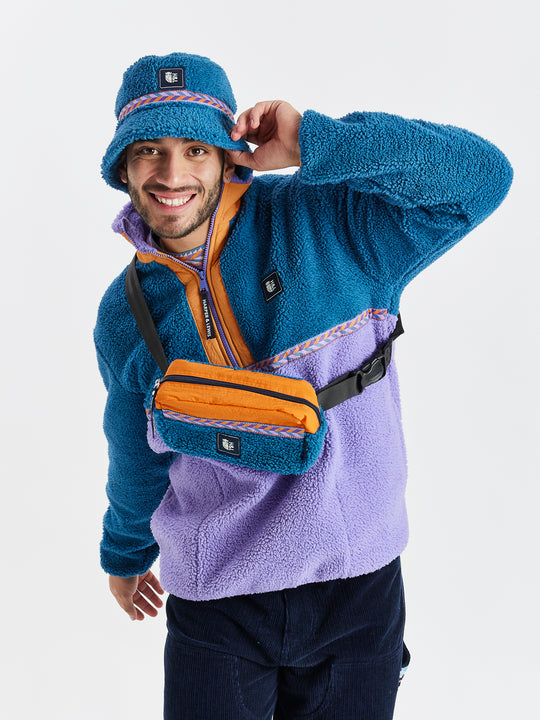 Stay stylish and hands-free with the Sherpa Fleece Bumbag, a perfect blend of fashion and functionality.