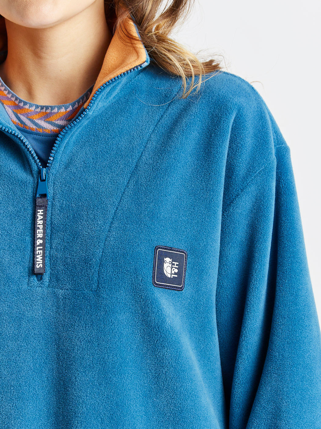 Retro inspired fleece in the colours of the season, perfect for cold weather to keep you warm and cosy.
