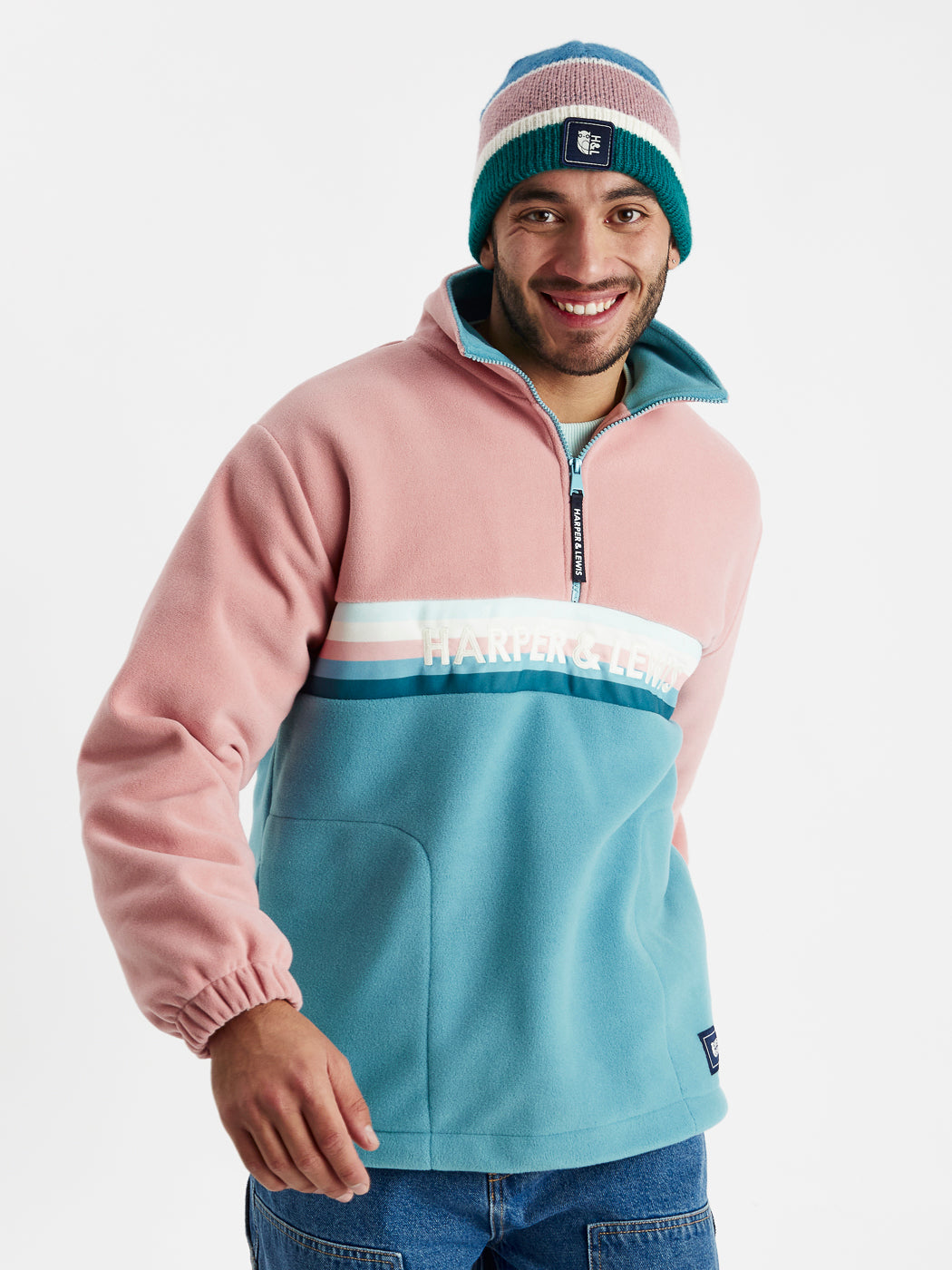 Retro inspired fleece in the colours of the season, perfect for cold weather to keep you warm and cosy.
