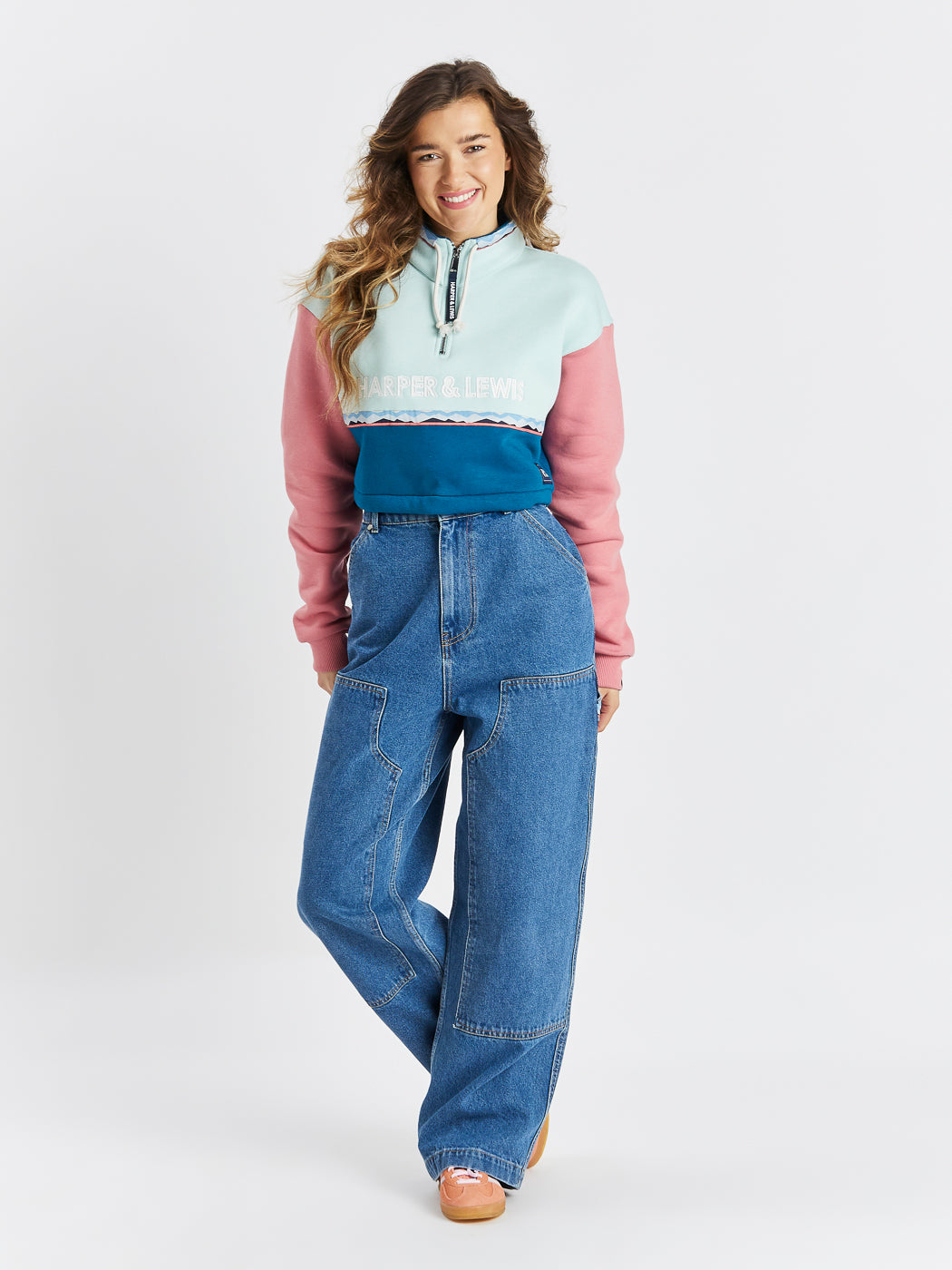 Marley 1/4 Zip Cropped Sweater
