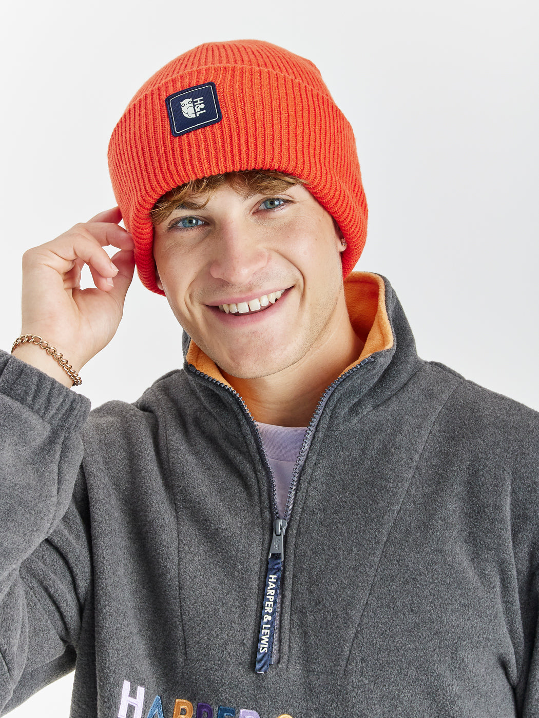 Stay warm and stylish with the Murren Beanie, a versatile woolly winter hat in a vibrant Orange.
