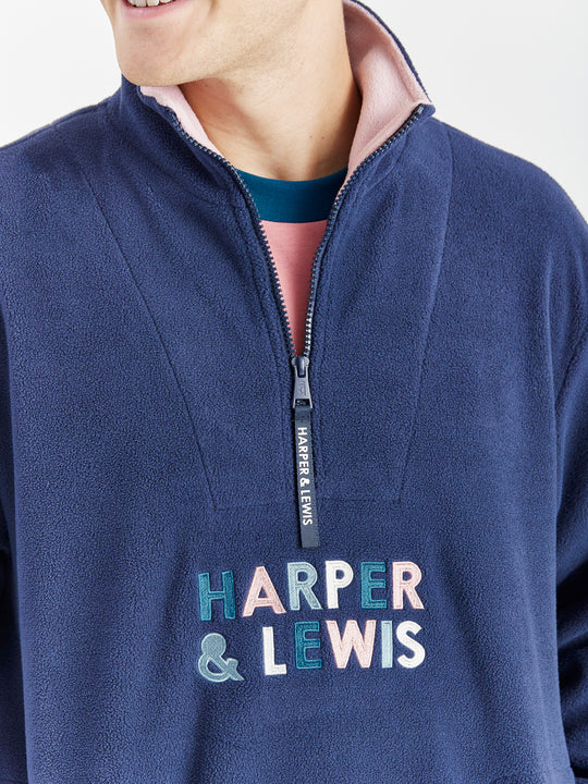 Retro inspired fleece in the colours of the season, perfect for cold weather to keep you warm and cosy.
