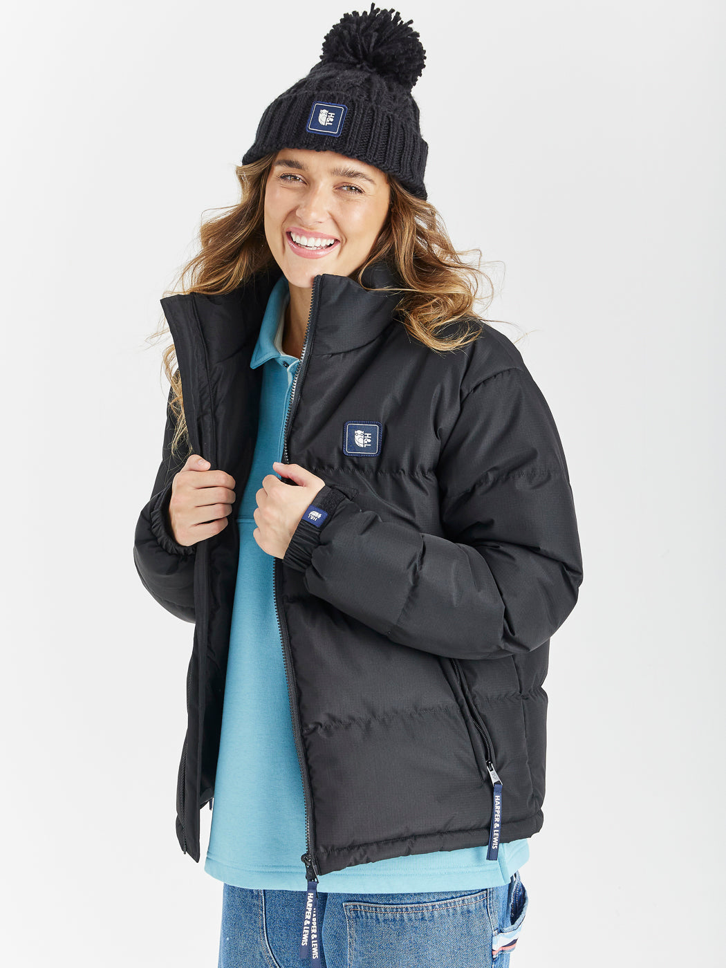 Noire Puffer Coat