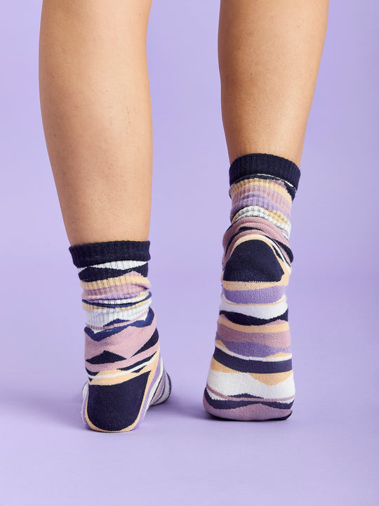Raver Retro Pattern Socks