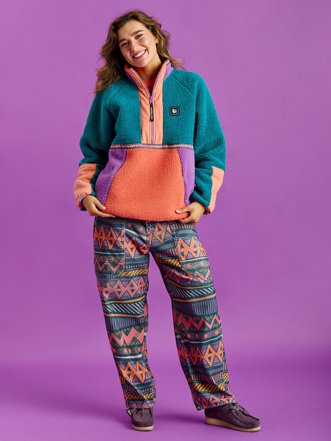 Avalynn 1/2 Zip Sherpa Fleece