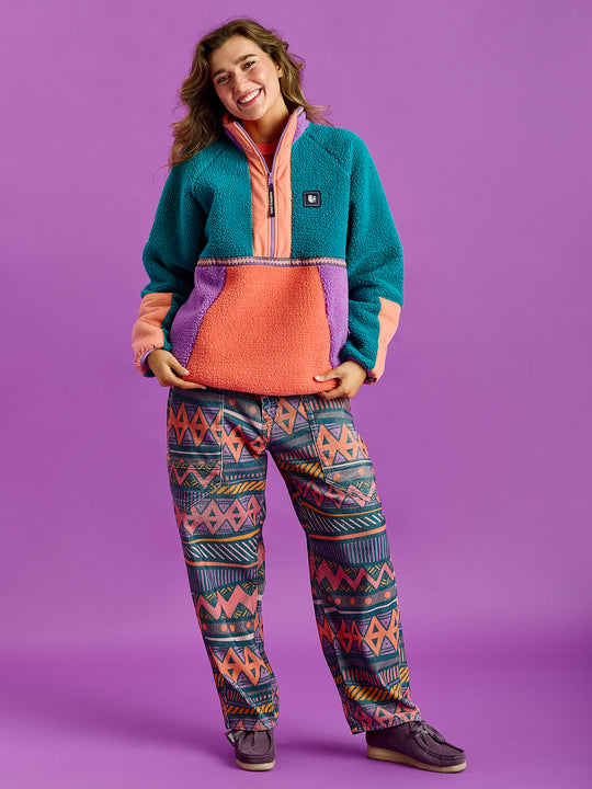 Avalynn 1/2 Zip Sherpa Fleece