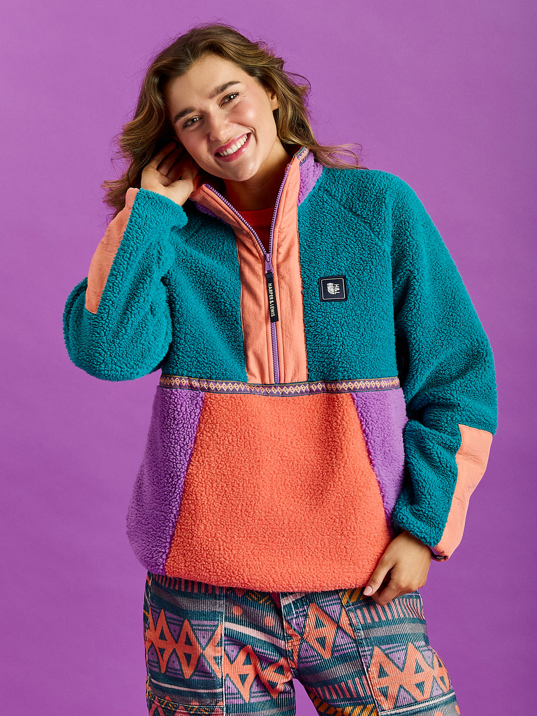 Avalynn 1/2 Zip Sherpa Fleece