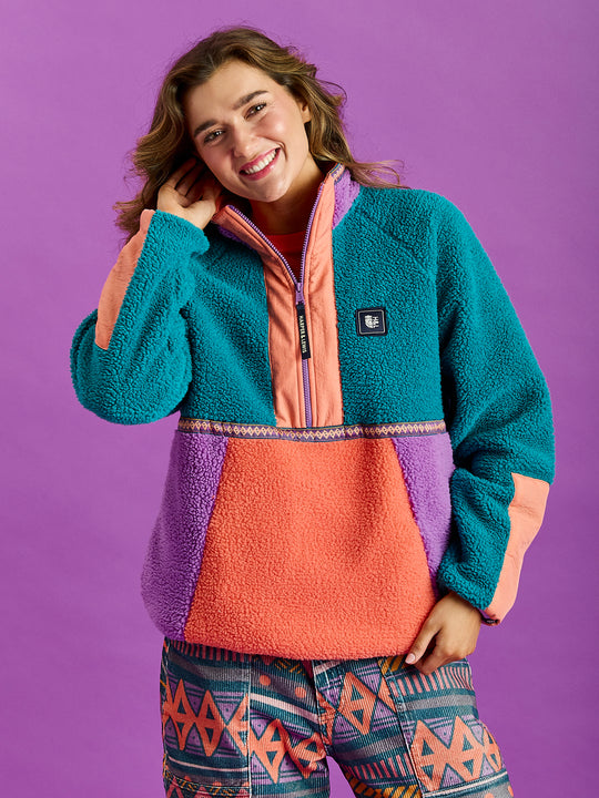 Avalynn 1/2 Zip Sherpa Fleece