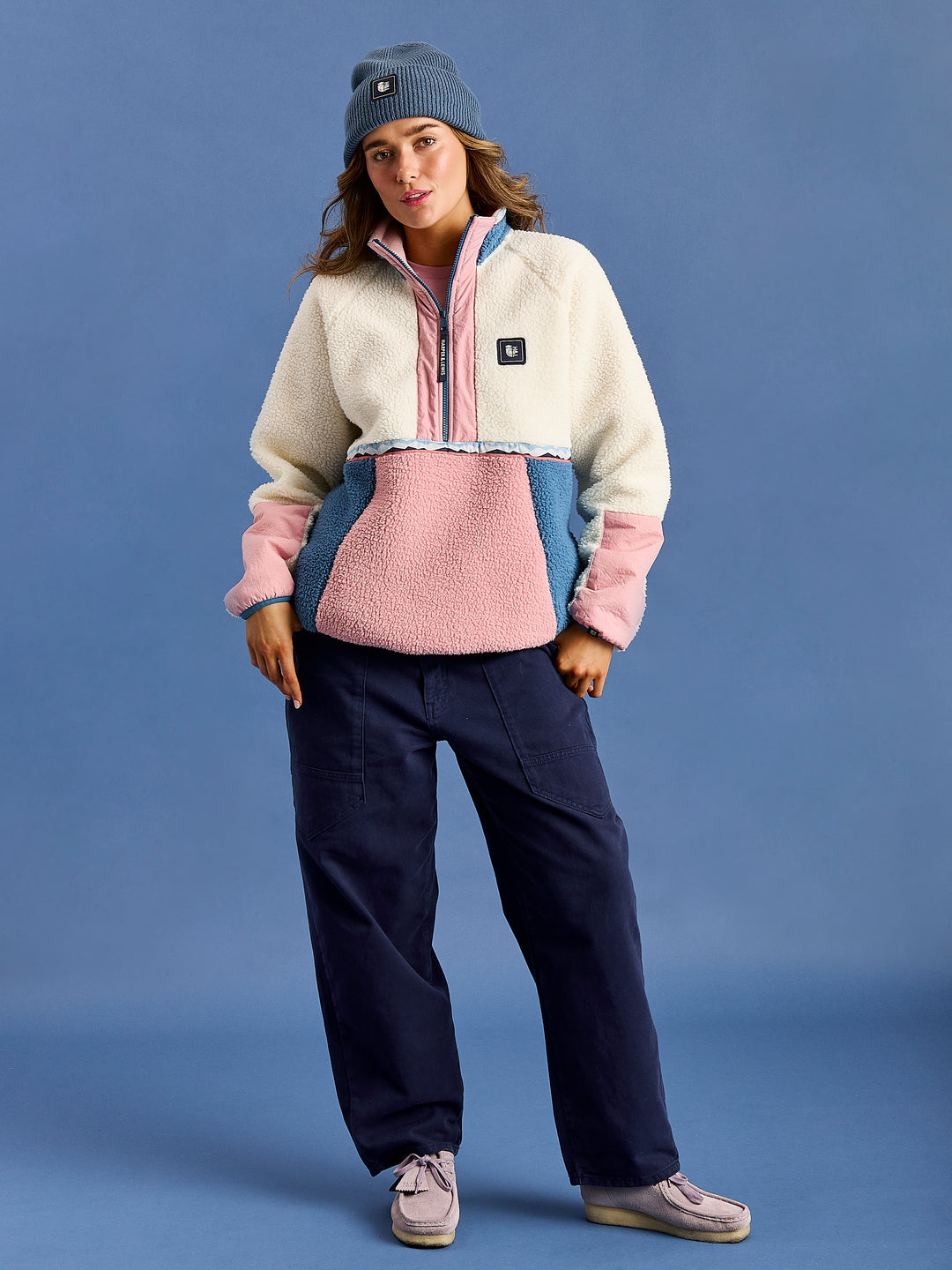 Avalynn 1/2 Zip Sherpa Fleece