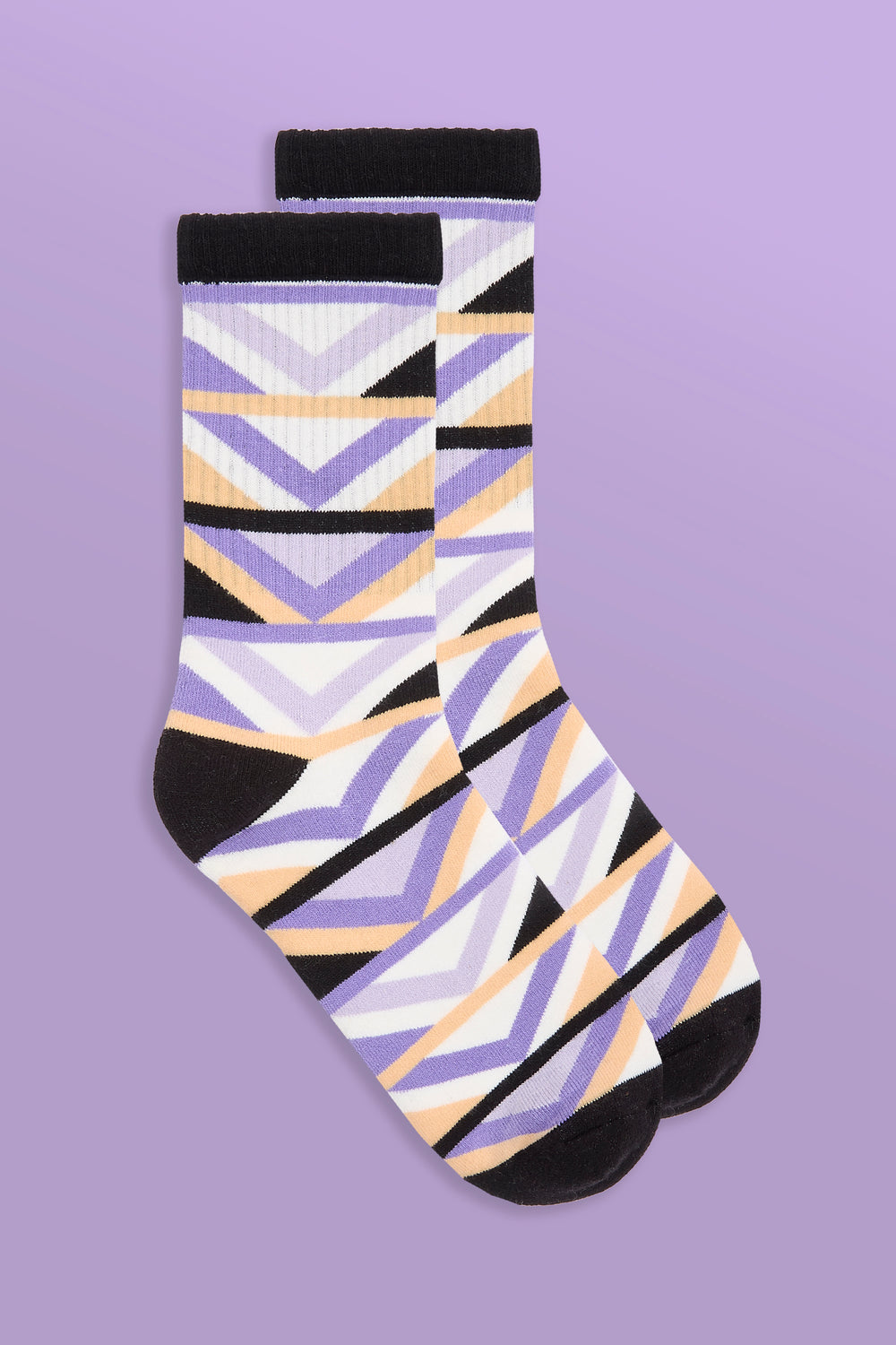 Raver Retro Pattern Socks