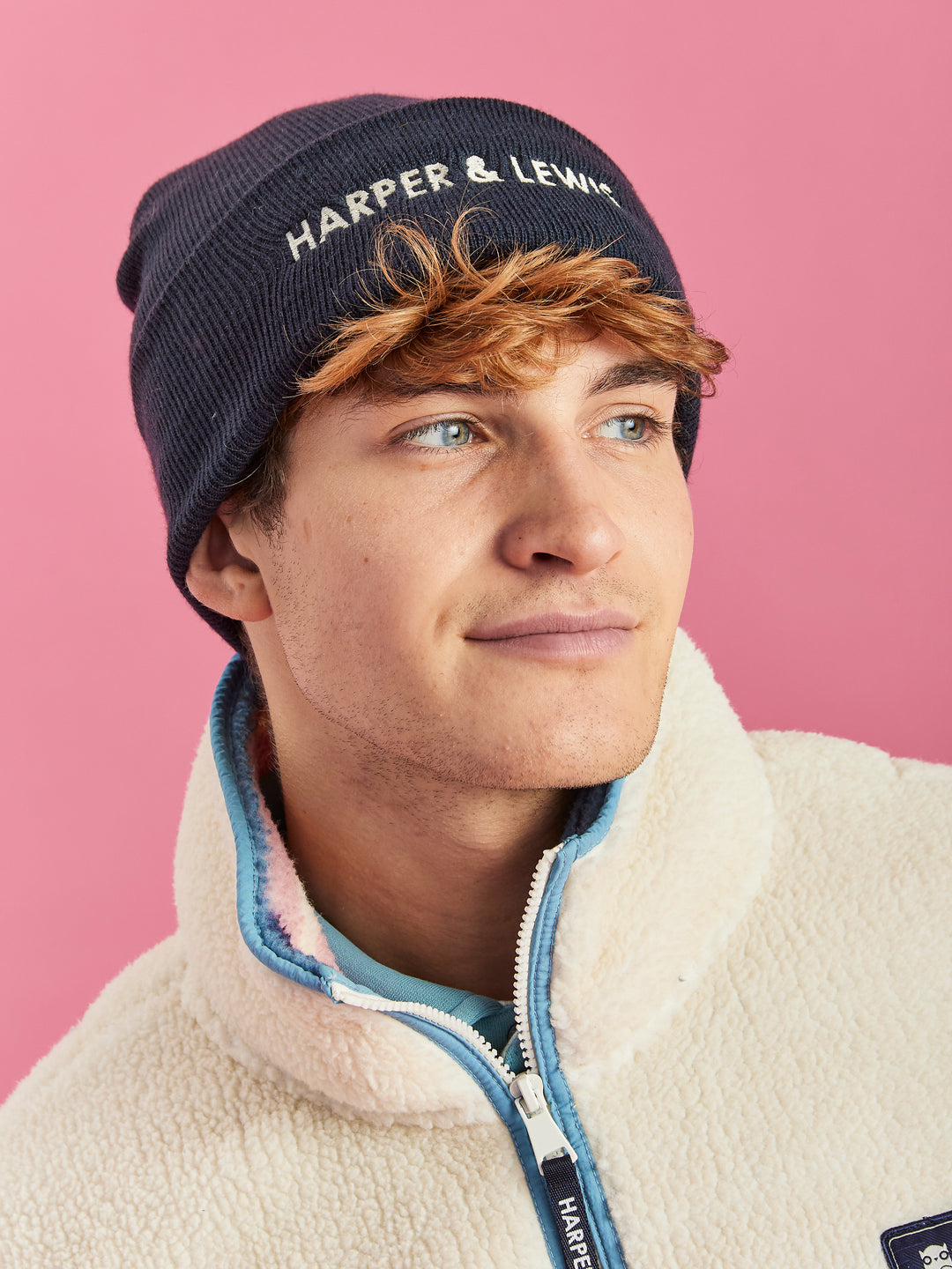 Brighten up your winter wardrobe with the Ocean Beanie, a cosy turn-up beanie in Navy.