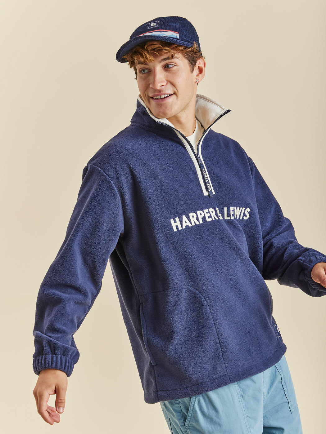 Womens fleece jacket, Harper & Lewis branded badge featuring our classic logo.
