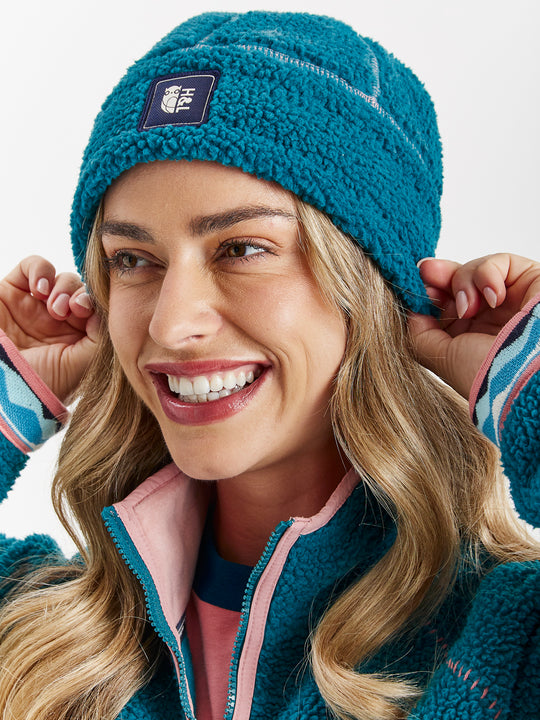 Keep warm this winter with the Reese Sherpa Beanie.