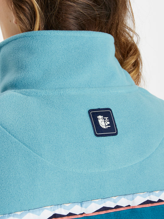 Retro inspired fleece in the colours of the season, perfect for cold weather to keep you warm and cosy.
