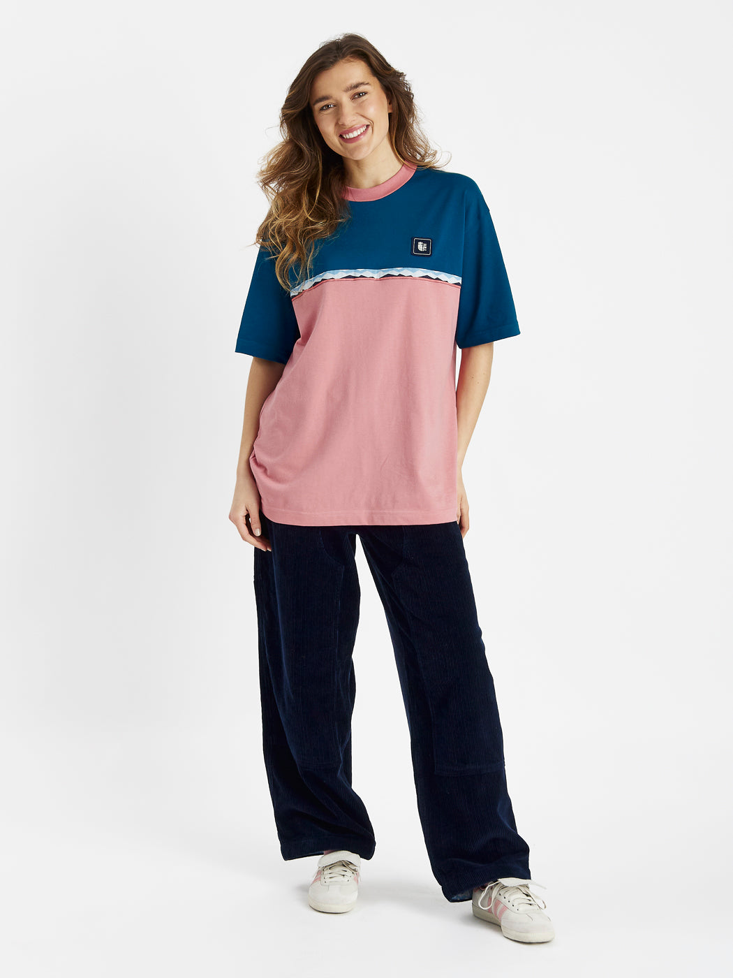 Womens Alfie Tee with an oversized fit.