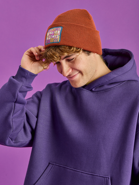 The Indiana Hoodie in Purple is the perfect layering piece.