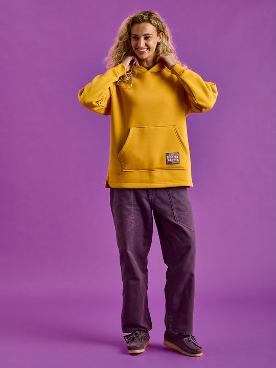 This Hooded Sweater is constructed from plush fleece-back jersey, this hoodie offers a warm and cosy interior, ideal for everyday comfort.