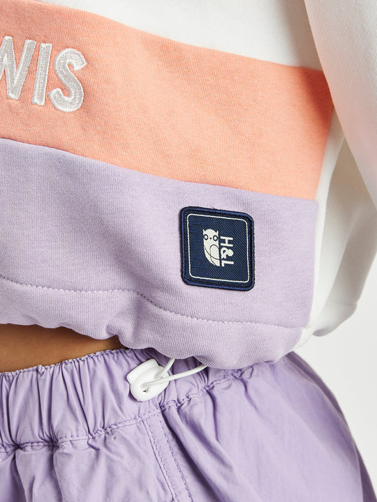 Vinca cropped trui met 1/4 rits