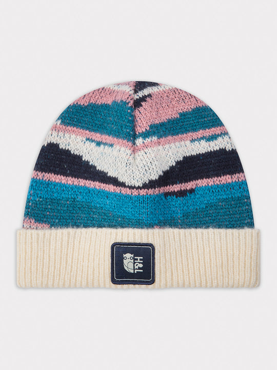 This beanie features a Harper & Lewis woven badge in navy, adding a classic touch to your look.