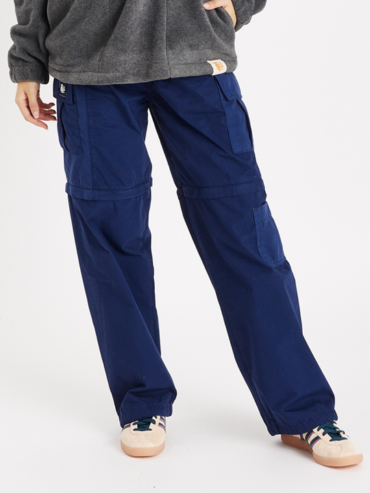 Zip Off Cargo Pants Navy