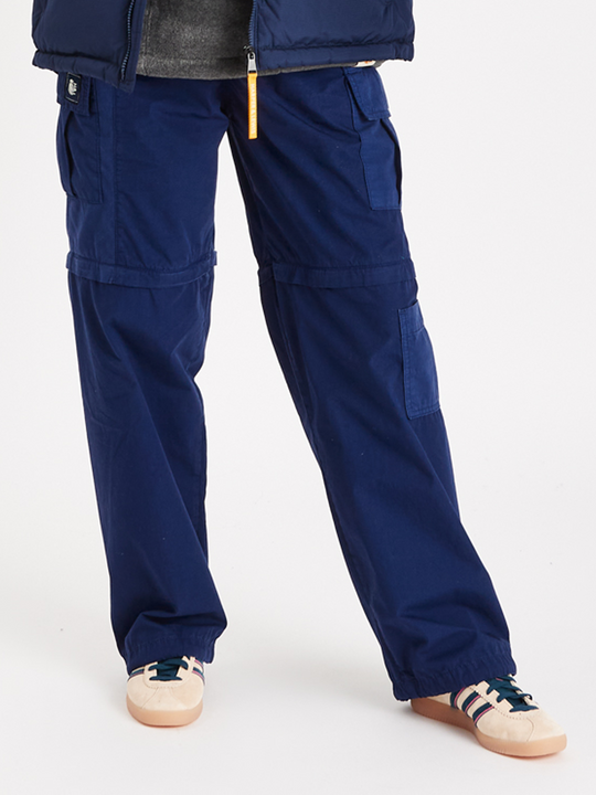 Zip Off Cargo Pants Navy