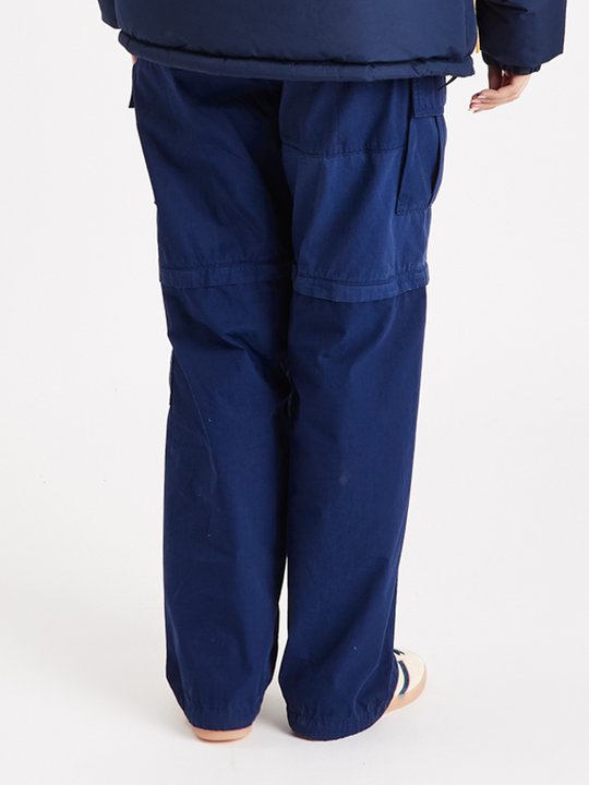 Zip Off Cargo Pants Navy