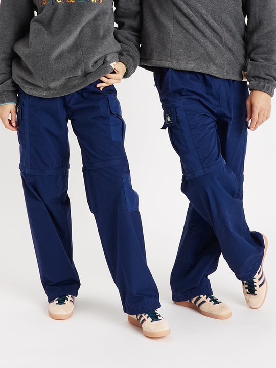 Zip Off Cargo Pants Navy
