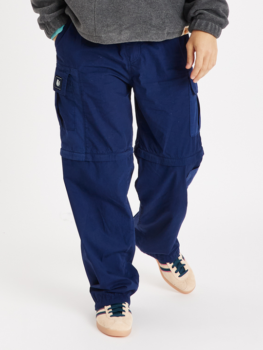 Zip Off Cargo Pants Navy