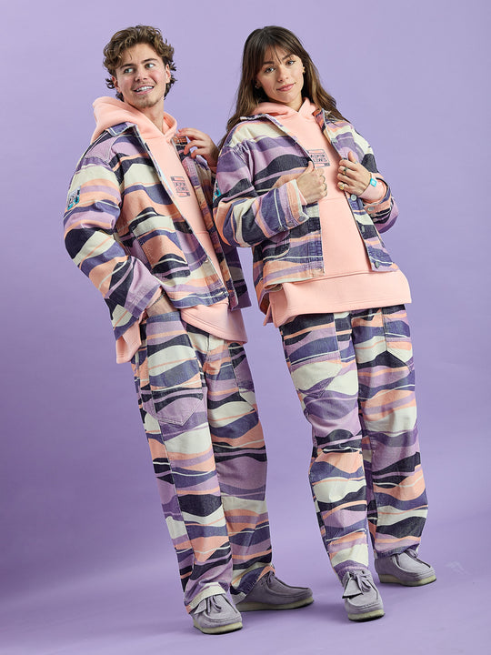 Kiki Retro Pattern Corduroy Jacket