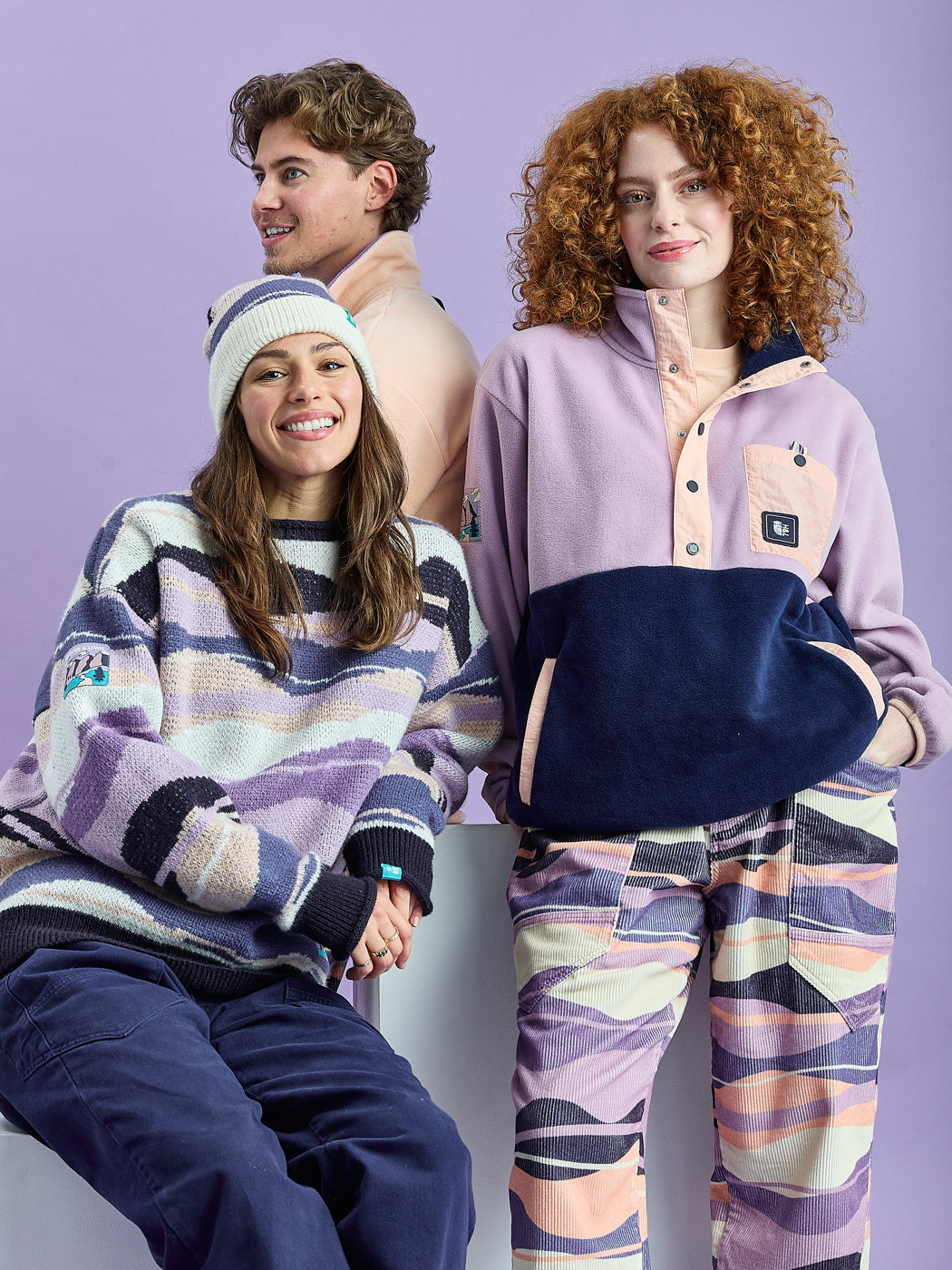 Dana Retro Pattern Knitted Jumper