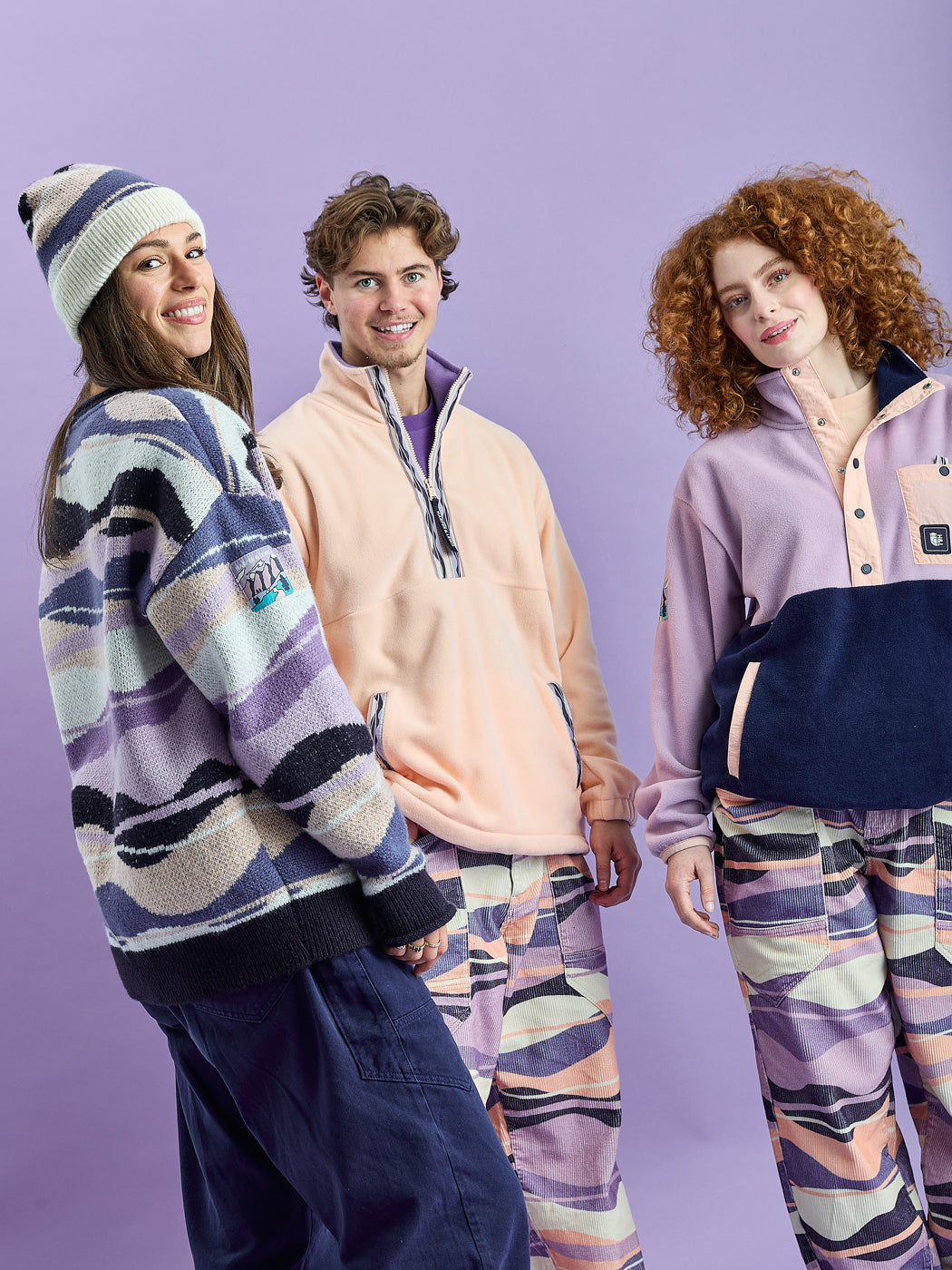 Kelsey Fleece mit 1/4-Reißverschluss, Marineblau
