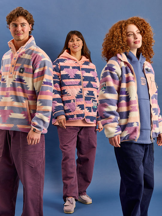 Hemd mit Retro-Muster von Reef
