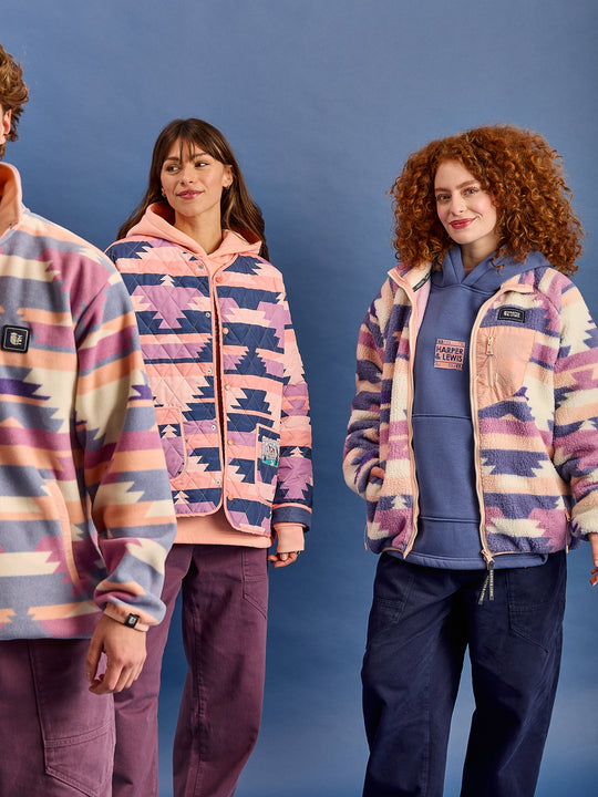 Hemd mit Retro-Muster von Reef