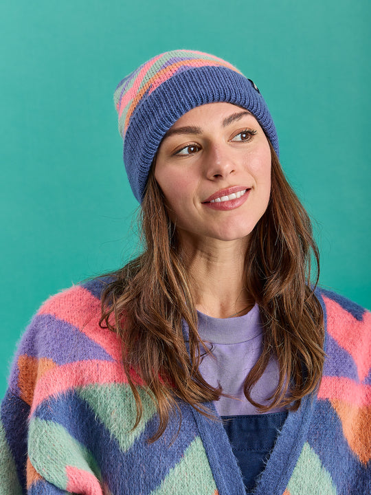 Blythe Strickjacke mit Retro-Muster