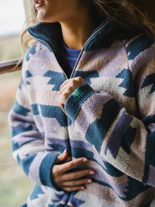 Wynn Retro Pattern Knitted Cardigan
