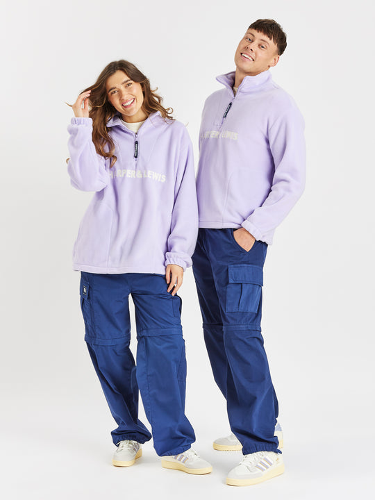 Tribe 1/4 Zip Fleece Lavender